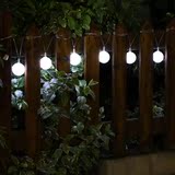 sunmax雪花太阳能灯串灯户外庭院吊灯LED葡萄架阳台树装饰防水