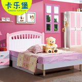 儿童床男孩床小孩单人实木床1.2米1.5米王子床青少年卧室家具Y602