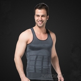 夏季男士塑身衣收腹束胸背心塑形衣运动燃脂减肥束身大码瘦身内衣