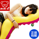 超大号泡沫粒子海马睡眠睡觉长条抱枕公仔纳米靠垫海豚男朋友玩偶