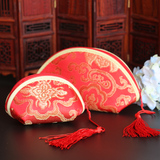 创意结婚礼物喜糖盒子中国风喜糖袋 锦缎零钱包 婚庆用品喜糖包装