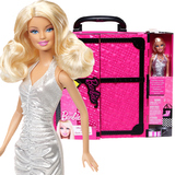 正版芭比娃娃礼盒装 梦幻衣橱芭比X4833节日送礼女孩娃娃换装玩具