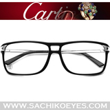 【幸子眼镜】卡地亚眼镜框男/新款时尚黑框配近视眼镜架框8101229