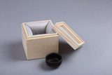 高档松木天地盖小口杯盒玉器茶杯瓷器古玩包装盒精致小巧批发定做