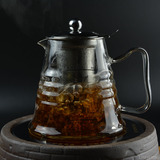 电陶炉耐热玻璃茶具电磁炉烧水壶泡茶壶加热不锈钢过虑网煮黑茶器