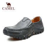 Camel/骆驼套脚舒适中老年女单鞋 真皮秋鞋 中跟防滑休闲妈妈鞋