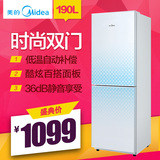 Midea/美的 BCD-190CM(E) 双门冰箱两门电冰箱冷藏冷冻节能家用