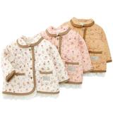 2014冬季新款外贸原单羊羔绒婴儿宝宝女童棉衣外套棉袄棉服