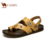 Camel/骆驼男鞋2016夏季新款时尚休闲潮两穿舒适皮凉鞋男