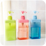 居家家 透明沐浴露洗发水按压瓶分装瓶 装洗洁精洗手液瓶子乳液瓶
