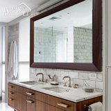 成泰龙 新款防水浴室镜 中式镜子卫浴镜子 卫生间镜子 银镜WD0907