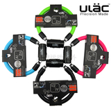 ULAC优力SD-600自行车锁钢缆锁马蹄锁山地折叠车环形锁包邮便携