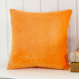 纯色珊瑚绒毯抱枕被子两用午睡毯办公室单人盖毯加厚毛绒靠垫抱枕