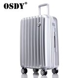 OSDY新品20/24寸镜面拉杆箱登机箱密码锁男女旅行行李箱托运硬箱