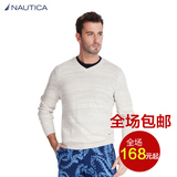 nautica/诺帝卡男装秋季新款时尚休闲纯棉男士长袖针织衫S41961