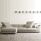 小户型沙发组合转角双三人布沙发宜家客厅沙发日式布艺沙发可定制