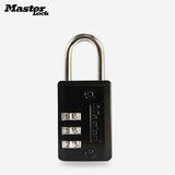 美国玛斯特锁 箱包挂锁纯铜锁体 可调密码锁 647MCND