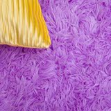 圣西罗现代加厚丝毛地毯客厅卧室床边毯 防滑纯色吸水柔软地毯