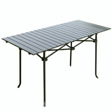 超大豪华1.2米户外折叠铝长条桌烧烤桌露营休闲桌椅自驾大铝桌子