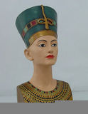 代购 家庭装修 摆件 Large 埃及女王奈费尔提蒂半身像雕像 18英寸