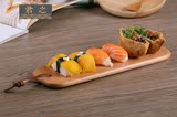 君之日式寿司盘宜家榉木蛋糕饼干盘子日式料理盘创意糕点木盘长方