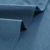纯色加厚全棉床单单件高密度纯棉素色被单深海蓝色 单人双人加大