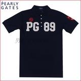 PEARLY GATES 专业高尔夫服装 男士短袖T恤立领正品PG55L