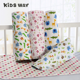 kidsway婴儿隔尿垫宝宝竹纤维纯棉 用品月经床垫超大防水透气可洗