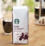 星巴克咖啡豆 浓缩烘焙 纯黑咖啡粉 250g