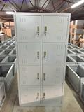 文件柜 铁皮柜 带锁资料柜 四层八门柜 办公档案储物柜 4节置物柜