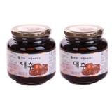 韩国红枣茶 韩国全南蜂蜜大枣茶1kg*2瓶 保质期2018年1月