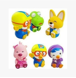 韩国正品pororo小企鹅3件套买2包邮戏水喷水玩具宝宝婴儿玩具戏水
