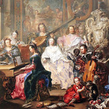 430欧美艺术绘画大师洛可可风格宫廷古典油画人物高清图片素材