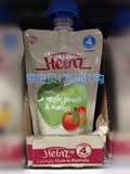 【澳洲直邮】Heinz婴儿辅食 苹果桃子芒果混合果泥 4个月 120g