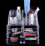 桌面抽屉 式 收纳 柜 护肤品收纳盒 化妆工具 全套整理盒 百宝箱
