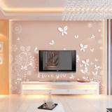 3d欧式壁纸 简约现代无缝墙布 电视背景墙墙纸  客厅温馨中式壁画