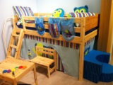 儿童实木家具 可爱可 芙莱莎flexa  中高床/半高床/滑梯床