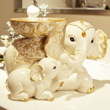 大象换鞋凳子结婚礼物装饰实用象凳客厅高档家居创意工艺礼品摆件