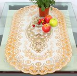 欧式PVC桌布烫金台垫桌垫镂空 免洗餐桌布台布塑料茶几垫子长方形