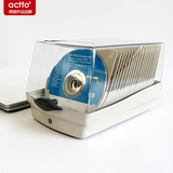 韩国Actto安尚光盘盒CD盒包大容量DVD光碟收纳盒 防盗锁 创意美观
