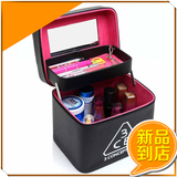 大容量手提化妆包专业3CE韩国功能手提化妆箱多层小号旅行收纳盒