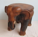 进口家具装饰 泰国特色泰国风情 东南亚手工工艺 泰式木雕象凳子