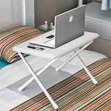 新款简易书桌笔记本电脑桌现代简约办公桌宿舍床上折叠伸缩懒人塑