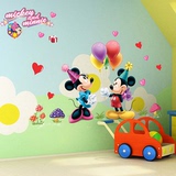 米奇卡通动漫墙贴 儿童房间装饰墙壁贴纸男孩卧室幼儿园学校布置