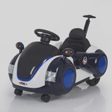 新款儿童电动车室内遥控四轮可坐推杆带摇摆太空小孩玩具宝宝汽车