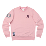 韩国代购MLB秋冬季男女卫衣宽松套头休闲长袖粉红色专柜正品包邮