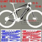 限时促销 包邮 GIANT 捷安特贴纸XTC FR车架贴纸 山地自行车贴纸