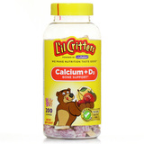 美国进口Lil Critters新小熊糖小熊钙+维生素D糖 儿童补钙 200粒