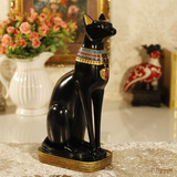 埃及猫神 创意家居树脂装饰品 客厅书房饰品 桌面猫摆件（大）