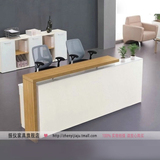 上海办公家具办公桌前台接待桌公司前台板式办公桌1.8米可定做